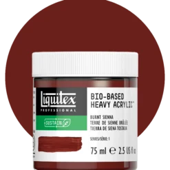 Liquitex bio-based heavy acrylic, burnt sienna
