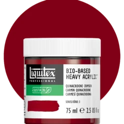 Liquitex bio-based heavy acrylic, quinachridone crimson