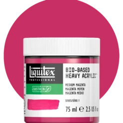 Liquitex bio-based heavy acrylic, medium magenta