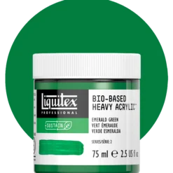 Liquitex bio-based heavy acrylic, emerald green