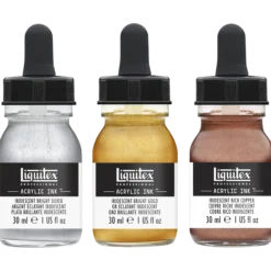 Liquitex ink set, irisdescent
