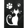 Liten självhäftande stencil, Ödla
