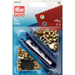 Öljetter 4 mm, mässing