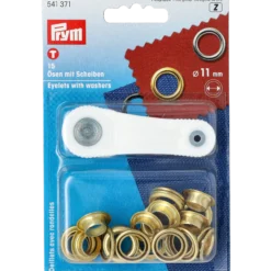Öljetter 11 mm, mässing