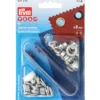 Öljetter 8 mm, silverfärgad