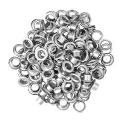 Öljetter 7 mm 100 st, silverfärgad