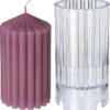Ljusform Räfflad Cylinder 13 cm