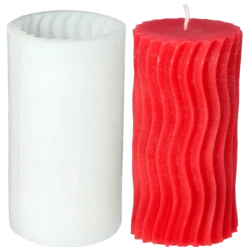 Ljusform Vågig Cylinder