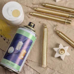 Ljusfärg spray, guld