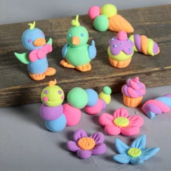 Lättlera, pastellfärger