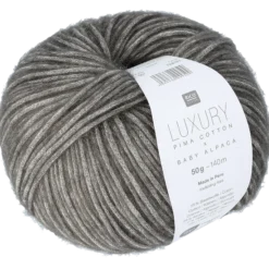 Luxury prima cotton x baby alpaca, antracit