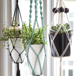 Makramegarn 250 g, svart