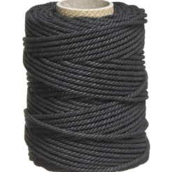 Makramegarn 250 g, svart