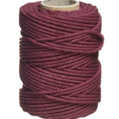 Makramegarn 250 g, vinröd