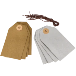 Manillamärken 8-pack, guld/silver