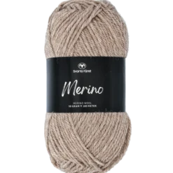 Merino ullgarn, barkbrun