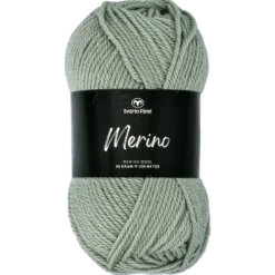 Merino ullgarn, grågrön