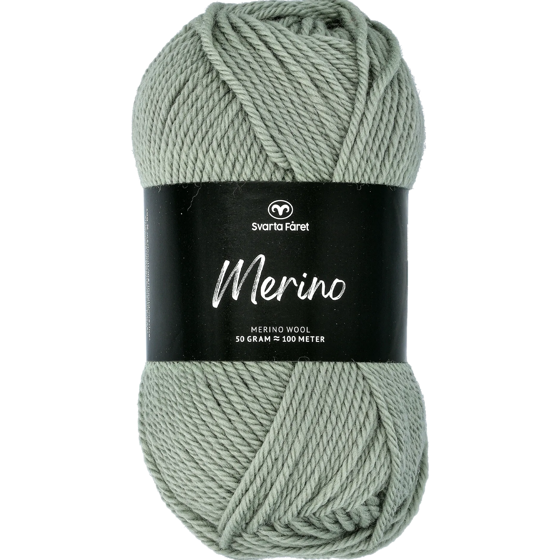 Merino ullgarn, grågrön