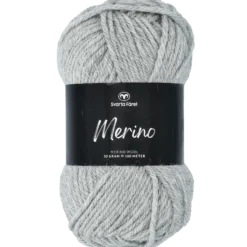 Merino ullgarn, ljusgrå