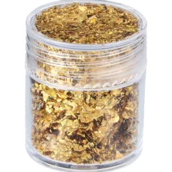 Metal flakes, guld