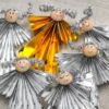 Metallkartong enfärgad, silver