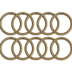 Metallring, antik mässing