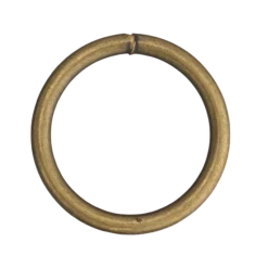 Metallring, antik mässing
