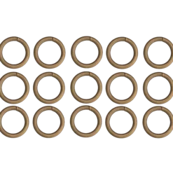 Metallring, antik mässing