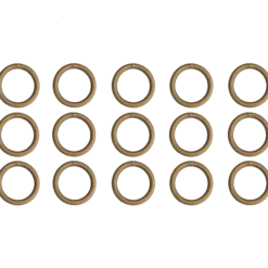 Metallring, antik mässing