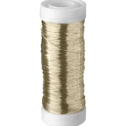 Metalltråd 0,3 mm 50 m, champagne
