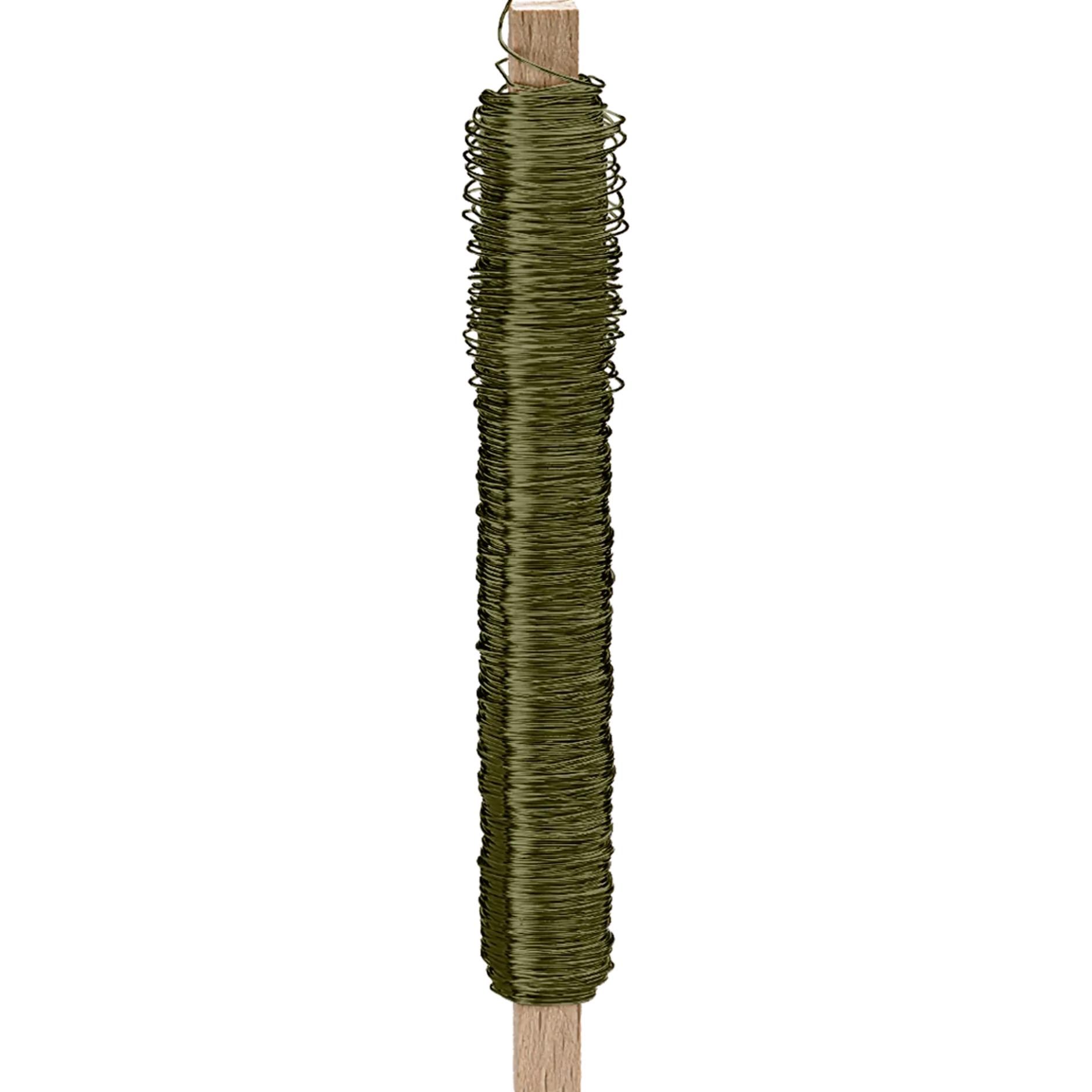 Metalltråd 0,5 mm 50 m, olive green