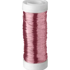Metalltråd 0,3 mm 50 m, rose