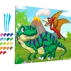 Måla med Lera, Dinosaurie
