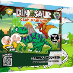Måla med Lera, Dinosaurie