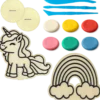 Måla med Lera, unicorn