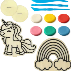 Måla med Lera, unicorn