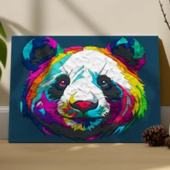 Måla med Lera 40 x 30, panda