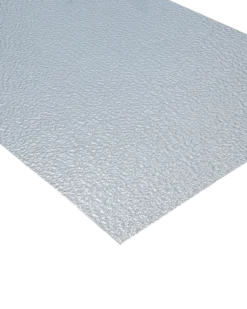 Mönstrad plåt, blank