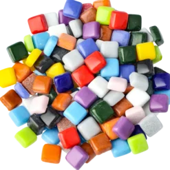 Mosaik, blandade färger
