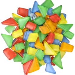 Mosaikmixar, blå/vit