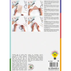 Motivpapper Mönstrad hot foil