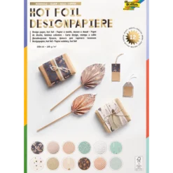 Motivpapper Mönstrad hot foil