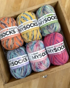 MySocks Merino, klöverblom