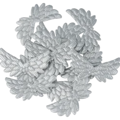 Änglavingar 3,5 cm, silver