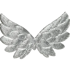 Änglavingar 5 cm, silver
