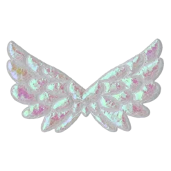 Änglavingar 3,5 cm, vit iris