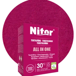 Nitor all-in-one textilfärg, fuchsia