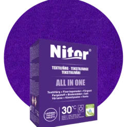 Nitor all-in-one textilfärg, lila