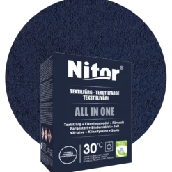 Nitor all-in-one textilfärg, marinblå