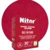 Nitor all-in-one textilfärg, röd